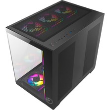 Gametech Prime V2  Tuş Kontrollü Rgb Fan Gaming Bilgisayar Kasası (7 x 120 Mm)