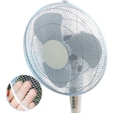 Betty Becky 【hazır Stok】 Yaz Yuvarlak Fan Güvenlik Örgü Ağları Kapak/ev Elektrikli Fan Koruması Çocuk Çocuk Parmak Koruyucu/fan Toz Geçirmez Koruma Örgü Kapak (Yurt Dışından)