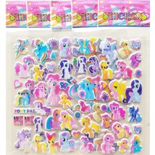 Betty Becky Hazır Stok My Little Pony 3D Çıkartmalar Pvc Yapıştırılmış Etiket Kız Oyuncakları Hediye (Yurt Dışından)