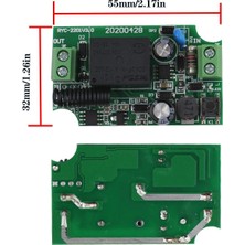 Betty Becky Kablosuz Uzaktan Kumanda Anahtarı 220 V 1ch Alıcı Modülü ve Akıllı Ev Için Rf Verici LED Işık Uzaktan Kumanda Dıy (Yurt Dışından)
