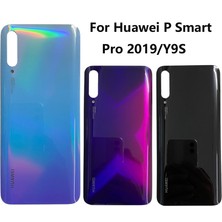 Betty Becky Orijinal Huawei Y9S Arka Pil Kapağı Cam Konut Kapı Kasa Huawei Y9S Arka Konut Cam Huawei P Akıllı Pro 2019 (Yurt Dışından)