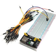 Betty Becky Takım MB102 Yüksek Kaliteli Breadboard Güç Modülü 830 Nokta 65 Jumper Kablosu (Yurt Dışından)