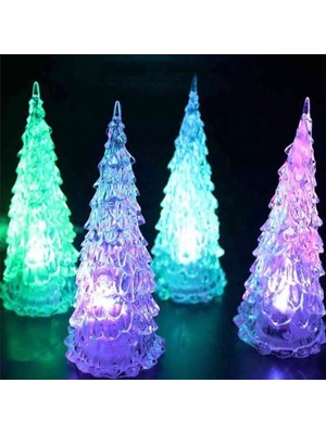 Kuzey Oyuncak Vıp Rgb Pıne Tree LED Lıght Renkli LED Işıklı Çam Ağacı 22 cm Işıklı Çam Ağacı Işıklı Yılbaşı Ağacı