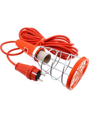 Tek-İş E27 Duylu Seyyar Lamba Baladoz 220 Volt Anahtarlı 7,5 Metre Kablolu