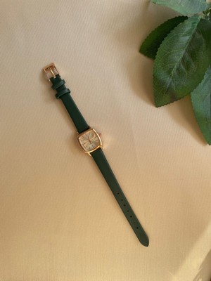 Quartz Kadın Kol Saati Quartz(Koyu Yeşil)