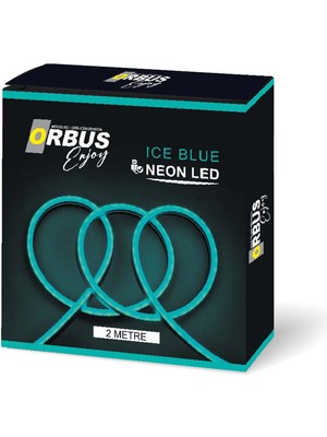 Orbus Neon Şerit LED Iceblue 2 Metre Usb'li