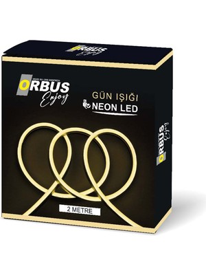 Orbus Neon Şerit LED 3000K Gün Işığı 2 Metre Usb'li