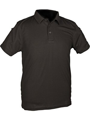 YDS MIL-TEC POLO QUICK DRY T-SHIRT -SİYAH