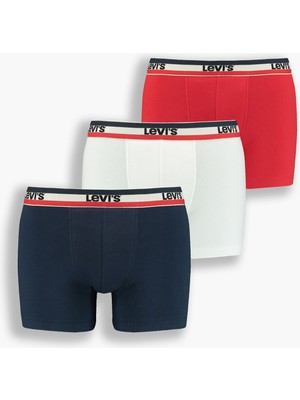 Levi's® 3'lü Paket Basic Sportswear Logo Boxer