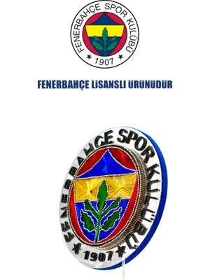 Fenerbahçe Lisanslı Filografi Amblem Plaket Tablo