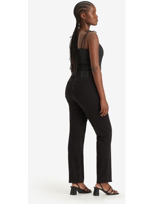 724™ High Rise Straight Kadın Jean Pantolon - Night Is Black