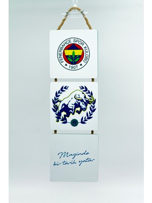 Fenerbahçe Lisanslı Baskılı 3lü 7 Ahşap-Metal Pano