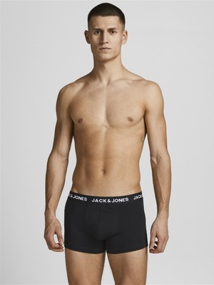 Jack & Jones Erkek Pamuklu Renkli Kemer Siyah Renk 5 Li Boxer 12142342