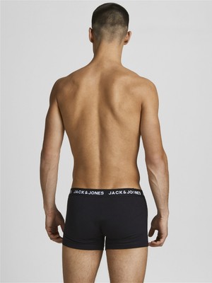 Jack & Jones Erkek Pamuklu Renkli Kemer Siyah Renk 5 Li Boxer 12142342