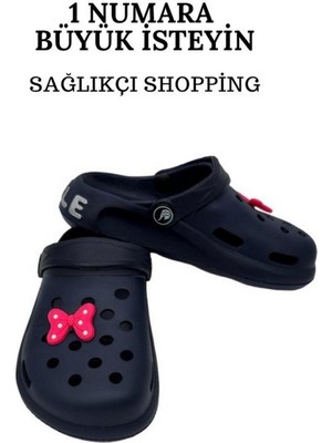 Sağlıkçı Shopping Crocs Tipi Çocuk Modeli Terlik Hastane Terliği Hemşire Doktor Aşçı Günlük Yazlık