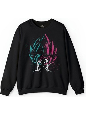 So Cool Dragon Ball Z Son Goku Baskılı Sweatshirt