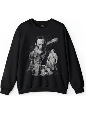 So Cool The Ringleader Busted Negan Breaking Bad Br Ba Baskılı Sweatshirt