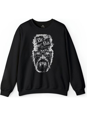 So Cool Breaking Bad Heisenberg Br Ba Brom Baryum Baskılı Sweatshirt