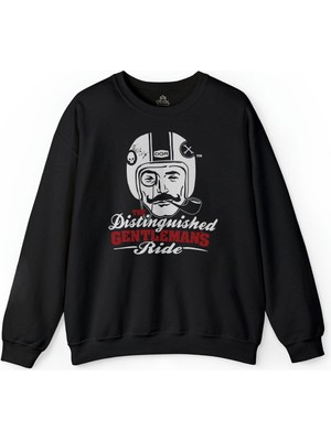 So Cool Centilmen Sürücü Gentleman Ride Driver Baskılı Sweatshirt