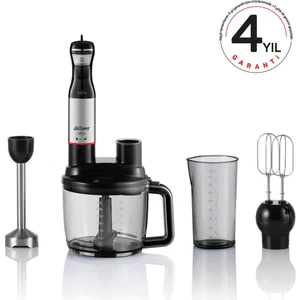 Mutfak Robotu Seti Çok Amaçlı Blender Set Siyah