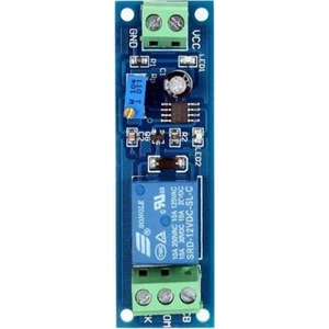 12V NE555 Zaman Ayarlı Tekli Röle Modülü