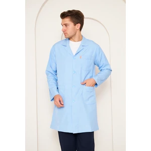 Orange Safety Mervem Alpaka Doktor Önlüğü Erkek Açık Mavi