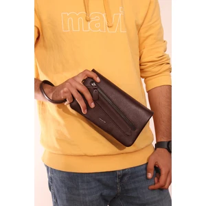 4272 Hakiki Yüzde Yüz Deri El Çantası El Pörtföyü Clutch Çanta