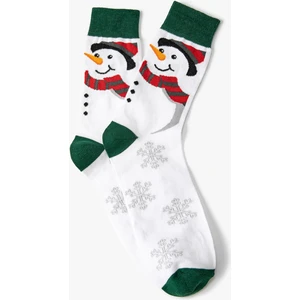 Yılbaşı Desenli Çorap Soket