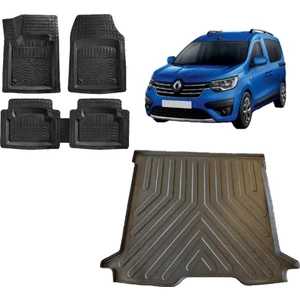 Sare Tuning Renault Express 2022 Model 3D Bagaj Havuzu ve 4d Luxury Havuzlu Paspas