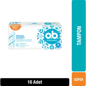Tampon Süper 16'lı