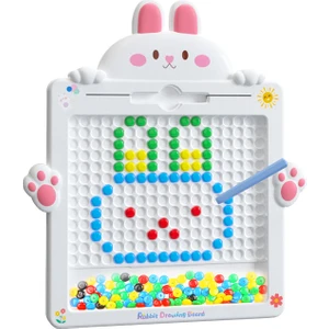 Çocuk Manyetik Çizim Tahtası Tavşan - Pembe (Yurt Dışından)