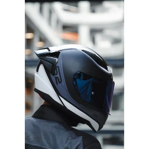 Rapıd Race Deeper Mat Beyaz-Siyah Kask