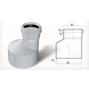 Pvc 100X70 Redüksiyon