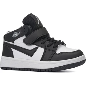 Erkek Kız Çocuk Cırtlı Air Jordan 1 Mevsimlik Cilt Deri Boğazlı Ortapedik Sneakers Spor Bot Ayakkabı