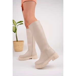 BERY Kadın Kalın Taban Çizme
