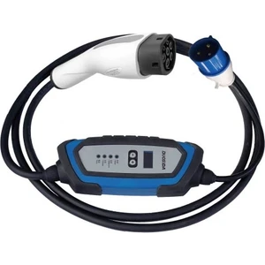 Taşınabilir Elektrikli Araç Şarj İstasyonu-32A 7,4kW(Monofaze) Tek Fazlı Cee Mavi Fiş-5m