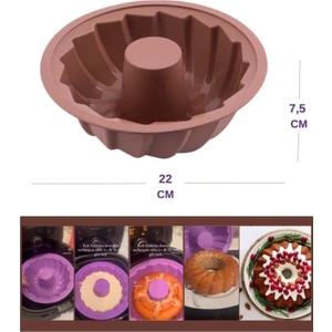 Onikiden Airfryer Yanmaz Kek Kalıbı 22 Cm, Hava Fritözleriyle Uyumlu - SL14