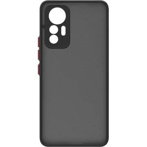 Techno Guru Xiaomi Mi 12 Lite Kenarları Renkli Arkası Buğulu Şık Hux Silikon Kılıf