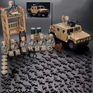Yapı Taşı Yaş 6 7 8 9 10 11 12+ Için Askeri Araç Yapı Oyuncak, Ordu Yapı Kitleri Askeri Tuğla, 6 Asker Mini Figürlü Araba Modeli, Yapı Taşı Oyuncakları Erkek Çocuklar Için Hediyele (Yurt Dışından)