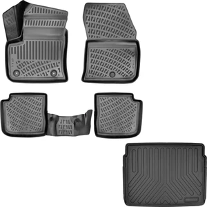 Citroen C4 3D Havuzlu Paspas (Elektrikli Araç) + 3D Bagaj Havuzu Üst Kısım 2023 Sonrası -Rizline