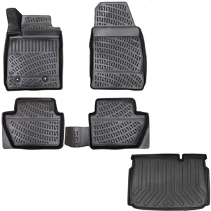 Ford Ecosport 3D Havuzlu Paspas + 3D Bagaj Havuzu Paspası Alt Kısıma Uyumlu 2017 Sonrası - Rizline