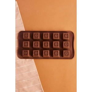 Silikon Çikolata Kalıbı Buzluk Kare Buz Kalıbı Pratik 21X10 cm
