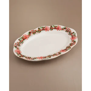 Bursa Porselen Dekor Ornaments Büyük Boy Porselen Kayık Tabak