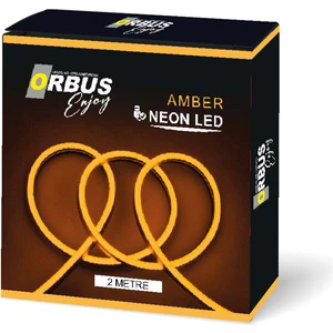 Neon Şerit LED Amber  2 Metre Usb'li