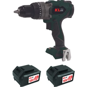 KL Pro  KLDM18BHX-50 18V/5.0AH. 150NM Kömürsüz Çift Akülü Şarjlı Darbeli Matkap