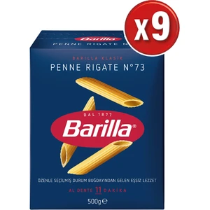 Penne Rigate (Kalem) Makarna 500 gr x 9 Paket (1 Koli)