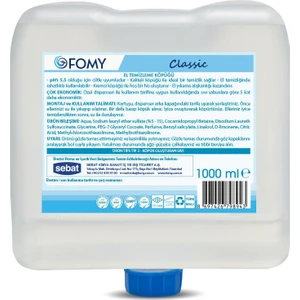 Sensörlü 1000 ml Classic Köpük Sabun