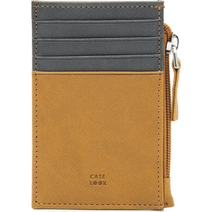 Case Look Erkek Taba Fermuarlı Cüzdan Alex 03