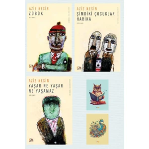 Zübük - Şimdiki Çocuklar Harika - Yaşar Ne Yaşar Ne Yaşamaz - Aziz Nesin + Not Defterli Seti