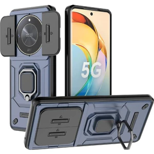 Honor X50 Slayt Lens Koruma Pc + Tpu Kickstand Cover (Yurt Dışından)